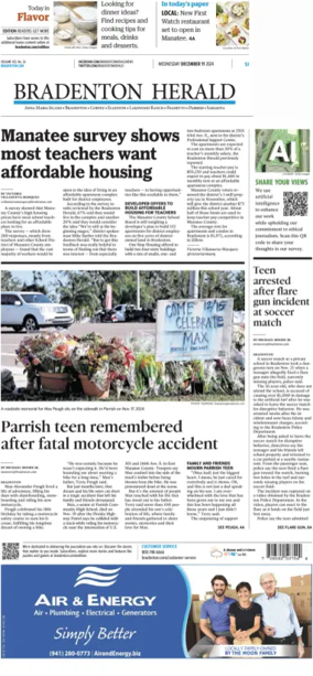 Cover of The Bradenton Herald
