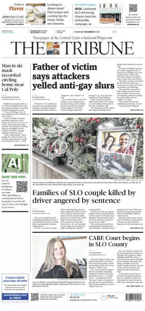 Cover of The Tribune (SLO)