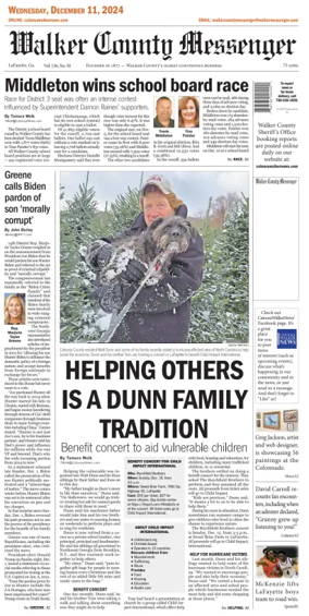 Cover of Walker County Messenger