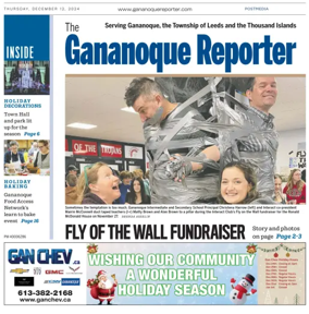 Cover of The Gananoque Reporter