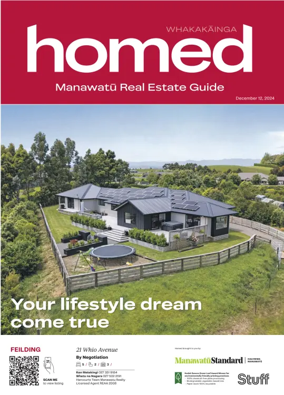 Cover of Homed Manawatu Standard