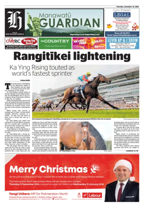 Cover of Manawatu Guardian