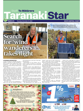 Cover of South Taranaki Star