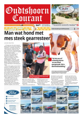 Cover of Oudtshoorn Courant