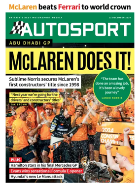 Cover of Autosport (UK)