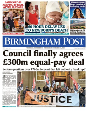 Cover of Birmingham Post