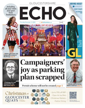 Cover of Gloucestershire Echo