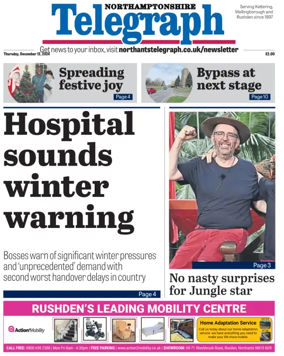 Cover of Northants Evening Telegraph