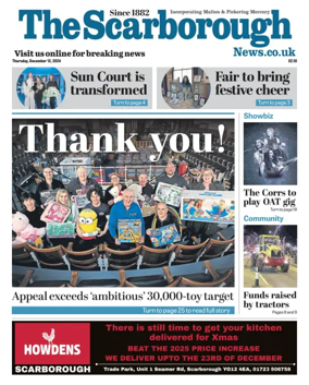 Cover of The Scarborough Evening News