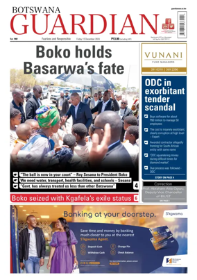 Cover of Botswana Guardian