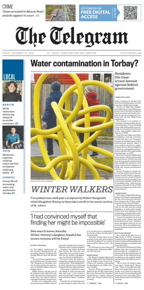 Cover of The Telegram (St. Johnâ€™s)