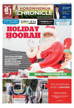 Cover of Horowhenua Chronicle