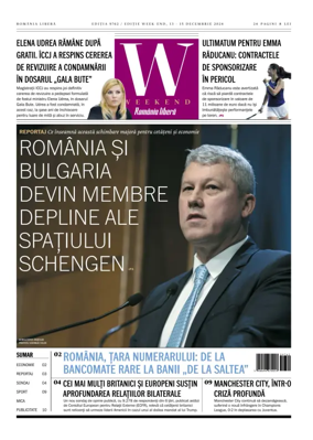 Cover of Romania Libera - Friday Edition