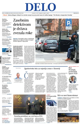 Cover of Delo (Slovenia)