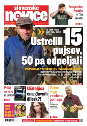 Cover of Slovenske Novice