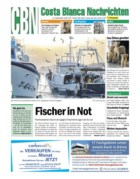 Cover of Costa Blanca Nachrichten
