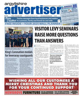 Cover of Argyllshire Advertiser
