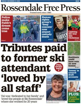 Cover of Rossendale Free Press