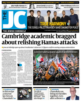 Cover of The Jewish Chronicle