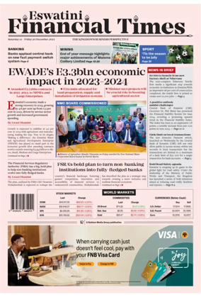 Cover of Eswatini Financial Times