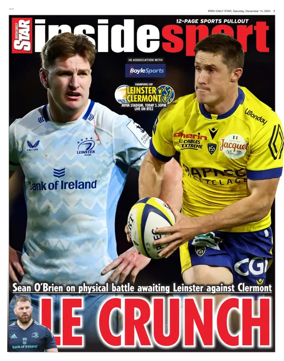 Cover of Irish Daily Star - Inside Sport