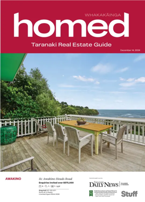 Cover of Homed Taranaki Daily News
