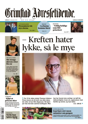 Cover of Grimstad Adressetidende
