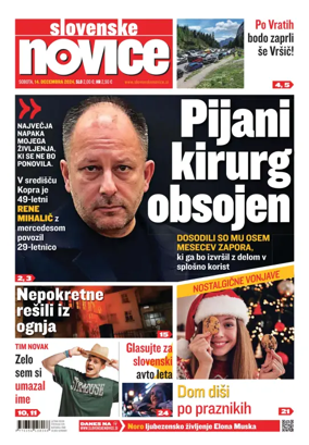 Cover of Slovenske Novice