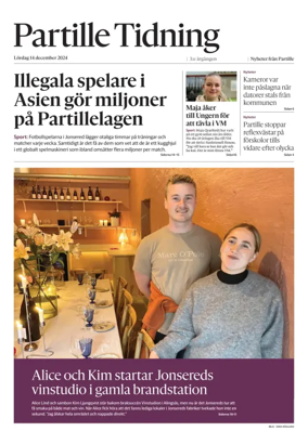 Cover of Partille Tidning