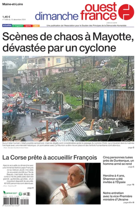 Cover of Dimanche Ouest France (Maine-et-Loire)