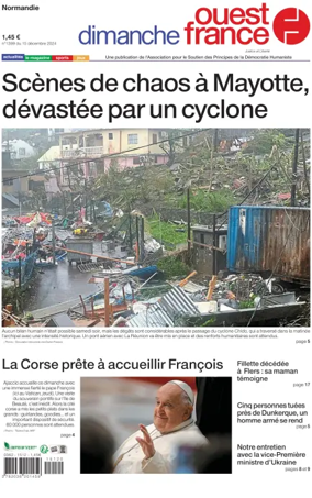 Cover of Dimanche Ouest France (Normandie)