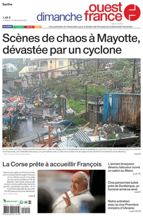 Cover of Dimanche Ouest France (Sarthe)