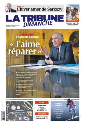 Cover of La Tribune Dimanche (France)