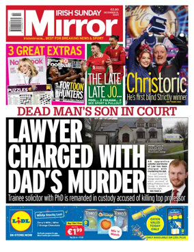 Cover of Irish Sunday Mirror