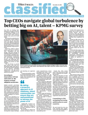 Cover of The Sunday Times of Malta - Classified