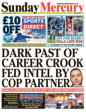 Cover of Sunday Mercury