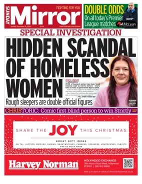 Cover of Sunday Mirror (Northern Ireland)