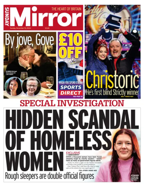 Cover of Sunday Mirror