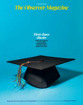 Cover of The Observer Magazine