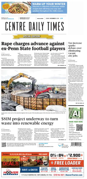 Cover of Centre Daily Times (Sunday)