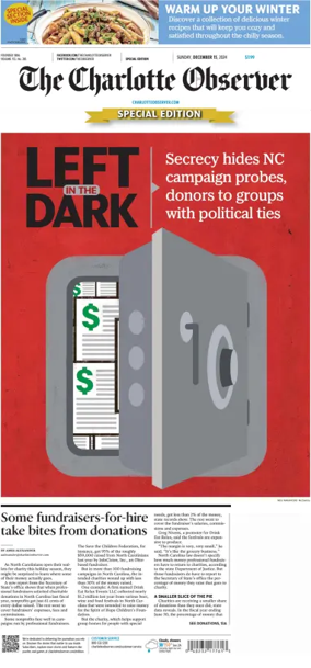 Cover of The Charlotte Observer (Sunday)