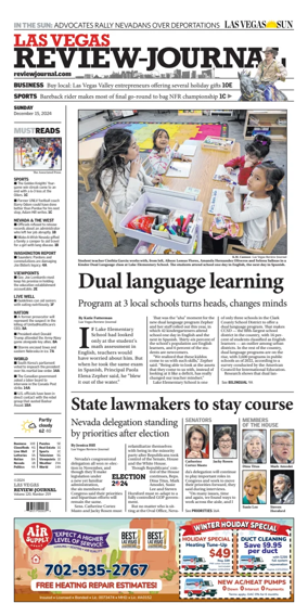 Cover of Las Vegas Review-Journal (Sunday)