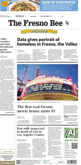 Cover of The Fresno Bee (Sunday)