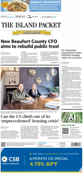 Cover of The Island Packet (Sunday)