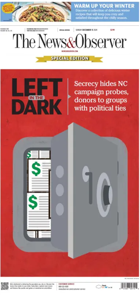 Cover of The News & Observer (Sunday)