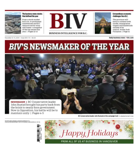 Cover of Business in Vancouver