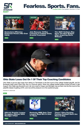 Cover of Stadium Rant