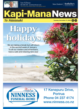 Cover of Kapi-Mana News