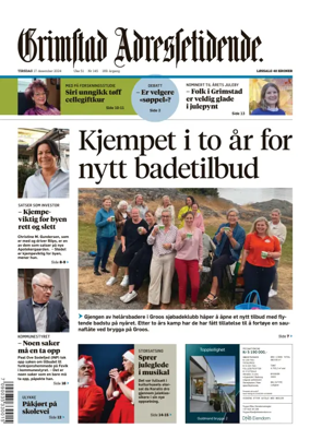Cover of Grimstad Adressetidende