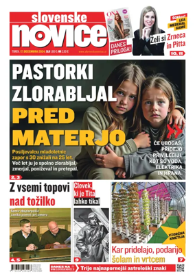 Cover of Slovenske Novice